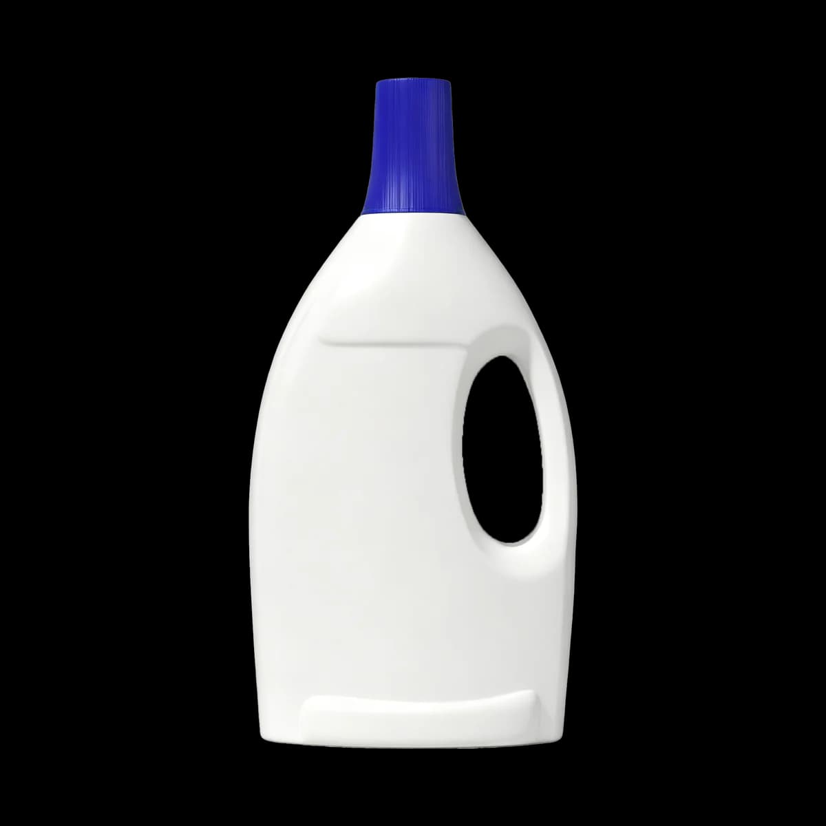 Existing unlabelled handled bottle packaging format available for an OEM heavy-duty toilet bowl gel project